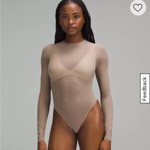NWT Lululemon Nulu Mesh Long-Sleeve Crewneck Bodysuit